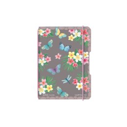 Notatnik w kratkę A6 60 kartek, PP MY.BOOK flex ladylike butterflies HERLITZ 50044313 Herlitz