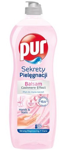 PUR Płyn do mycia naczyń 750 ml Sekrety Pielęgnacji dłonie i paznokcie 57448 Pur