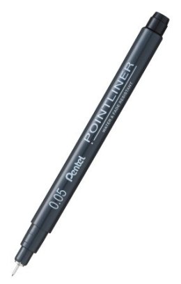 Cienkopis kalibrowany POINTLINER czarny S20P-05A PENTEL Pentel