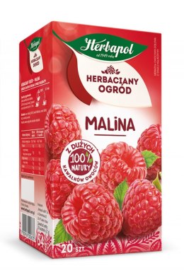 Herbata HERBAPOL HERBACIANY OGRÓD Malina (20 saszetek) Herbapol