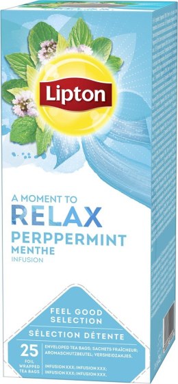 Herbata LIPTON PEPERMINT CLASSIC RELAX (25 kopert foli.) ziołowa Lipton