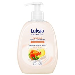 LUKSJA Mydło w płynie z dozownikiem 500 ml Peach&White Tea Luksja