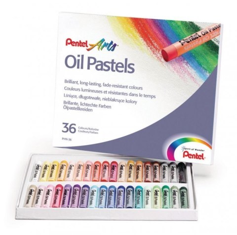 Pastele olejne 36 kolorów PHN-36 PENTEL Pentel