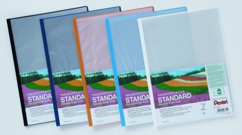 Skoroszyt prezentacyjny, 7 kieszeni błękitny DCP1407-S PENTEL Pentel Skoroszyt prezentacyjny, 7 kieszeni błękitny DCP1407-S PENTEL Pentel