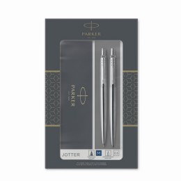 Zestaw JOTTER STAINLESS STEEL CT_(Długopis + ołówek automatyczny) PARKER 2093256 Parker