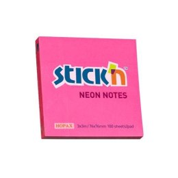 Bloczek STICK N 76x76mm ciemnoróżowy neonowy 100k 21165 STICK N StickN