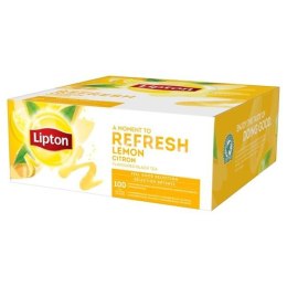 Herbata LIPTON CLASSIC LEMON (100 kopert fol.) czarna Lipton