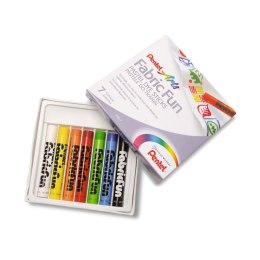 Pastele do tkanin / Zestaw z torbą PTS7-BN15-T PENTEL Pentel