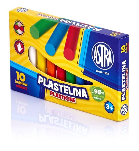 Plastelina Astra 10 kolorów, 83812902 Astra Plastelina Astra 10 kolorów, 83812902 Astra