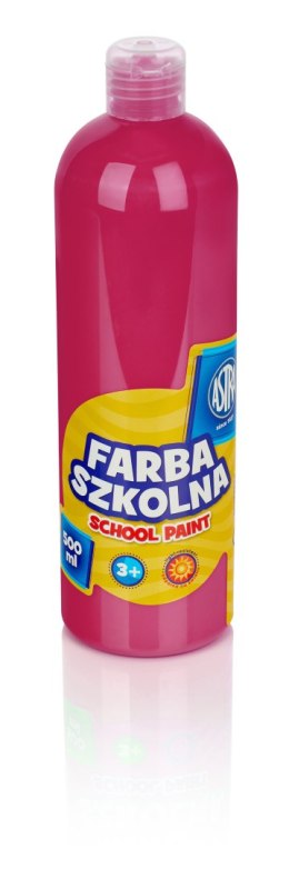 Farba szkolna Astra 500 ml - różowa, 301109003 Astra