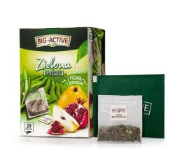 Herbata BIG-ACTIVE PIGWA-GRANAT zielona 20 kopert/34g Big-Active