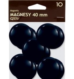 Magnes 40mm GRAND, czarny, 10 szt 130-1700 Grand