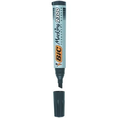 Marker permanentny BIC 2300 Ecolutions czarny ścięta końcówka, 8209263 Bic