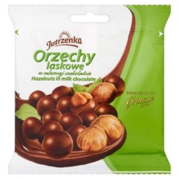 Orzechy laskowe JUTRZENKA w mlecznej czekoladzie 80g Jutrzenka