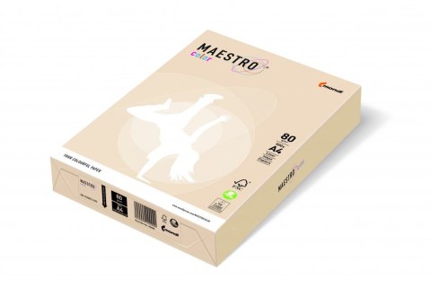 Papier xero MAESTRO COLOR A4 80g CR20 kremowy Maestro Papier xero MAESTRO COLOR A4 80g CR20 kremowy Maestro