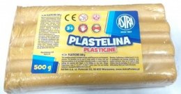 Plastelina metaliczna Astra 500g złota, 303117014 Astra