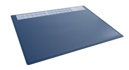 Podkład na biurko 650x500 mm z kalendarzem i przezroczystą nakładką PP Durable granatowy 722307 (24-25r) Durable