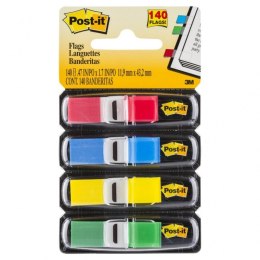 Zakładki indeksujące POST-IT 12x43mm 683-4 4x35szt 3M 70071353570 Post-It 3M