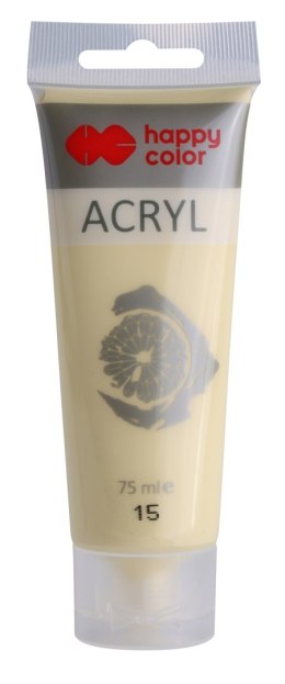 Farba akrylowa 75ml, jasnożółty limonkowy, Happy Color HA 7370 0075-15 Happy Color