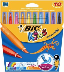 Flamastry pędzelkowe BIC Kids Visaquarelle 10szt, 8289641 Bic