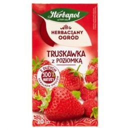 Herbata HERBAPOL HERBACIANY OGRÓD Truskawka z Poziomką 20tb Herbapol