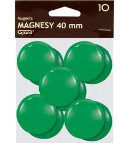 Magnesy 40mm GRAND zielone (10)^ 130-1703 Grand