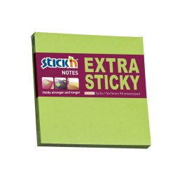 Notes samop. EXTRA STICKY 76x76 zielony neon 90 kart. 21672 MAPED StickN