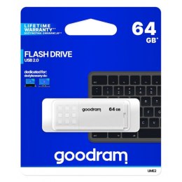 Pamięć USB GOODRAM 64GB UME2 biały USB 2.0 UME2-0640W0R11 Goodram