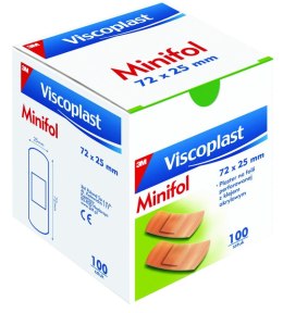 Plastry VISCOPLAST MINIFOL 72x25mm, 100szt. Viscoplast 3M