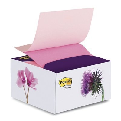 Podajnik kart.Z-notes B330FLEU różo.200kartek 3M 70005014355 3M Post-It