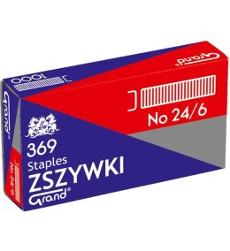 Zszywki 24/6 GRAND 369 1 op. x 1000sztuk 110-1388 Grand