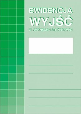 574-1 Ewidencja wyjść w godz.służbowych MICHALCZYK I PROKOP A4 32str. Michalczyk i Prokop