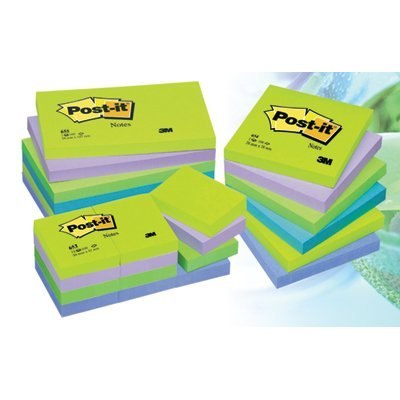 Bloczek 76X127 pal.MIĘTOWA 655MT (6) POST-IT 3M 3M Post-It