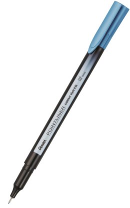 Cienkopis pointliner colour, turkusowy z tuszem na bazie wody, S40-S3 PENTEL Pentel