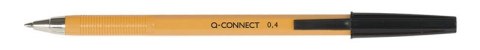 Długopis Q-CONNECT z wymiennym wkładem 0,4mm (linia), czarny KF34046 Q-Connect