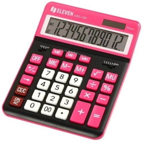 Eleven kalkulator biurowy CDC120BKRD Eleven