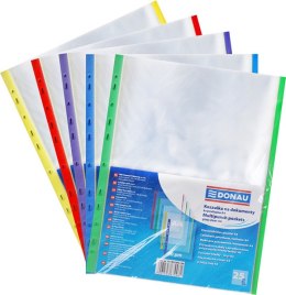 Koszulka A4 PP 40mic krystaliczna kolorowy brzeg mix 25 szt 1774925PL-99 Office Products