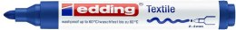Marker do tkanin okrągła końcówka 3 mm niebieski Edding 4500/003/N Edding