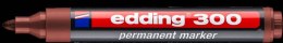 Marker-foliop.300 brązowy EDDING końcówka okrągła Edding