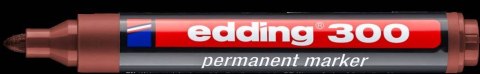 Marker-foliop.300 brązowy EDDING końcówka okrągła Edding