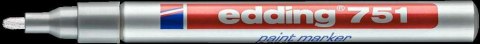 Marker lakierowy 1-2mm 751 srebrny EDDING końcowka okrągła Edding