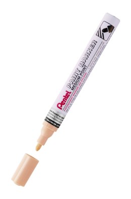 Marker olejowy Pentel średnia okrągła końcówka, MMP10-WG kremowy żółty Pentel