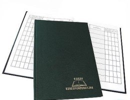 Nowy inkdeks ks 1320088 Księga korespondencyjna 300 k. zielona WARTA 1824-229-018 WARTA Warta