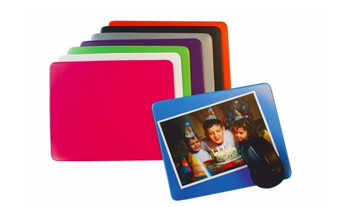 Podkładka pod mysz z kieszenią biała KPM-01-07 BIURFOL Biurfol