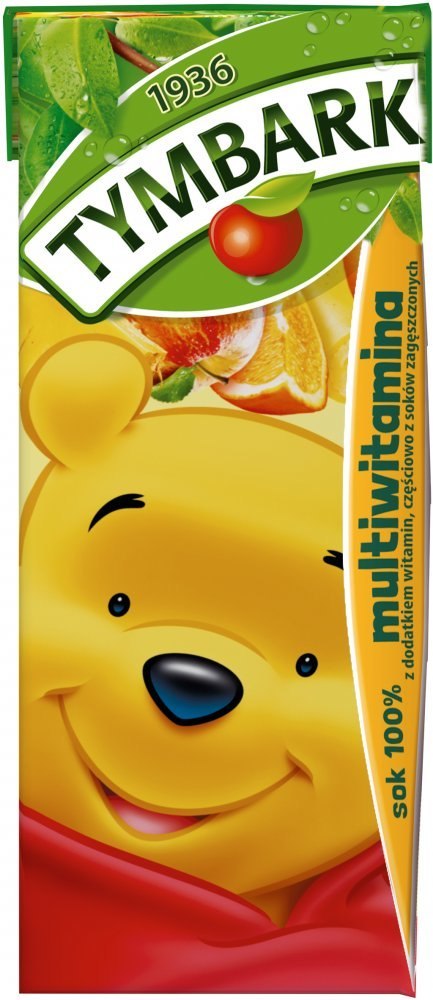 Sok TYMBARK multiwitamina 0.2l 200ml (27 w zgrzewce) KARTONIK Tymbark