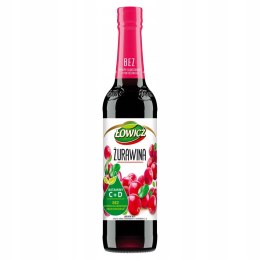 Syrop ŁOWICZ żurawina 400ml Łowicz