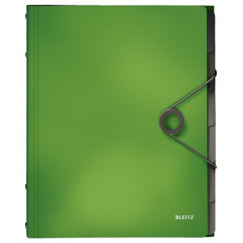 Teczka segregująca 6 przekładek jasnozielona PP LEITZ SOLID 45691050 Leitz