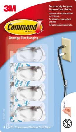 Uchwyty do kabli 3M COMMAND 17301 CRL 3M-XA004837564/004887387 Command 3M