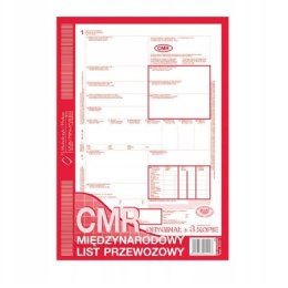 800-1 CMR Międzynarodowy list przewozowy (1+3), A4 80 kartek, MICHALCZYK&PROKOP Michalczyk i Prokop