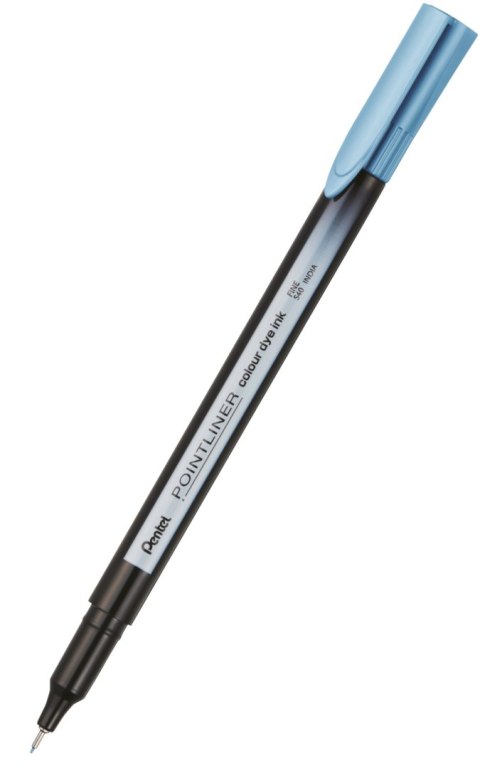 Cienkopis pointliner colour, morski z tuszem na bazie wody, S40-S2 PENTEL Pentel